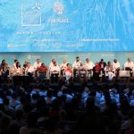 El gobernador Mauricio Vila Dosal da la bienvenida a los premios Nobel de la Paz para construir un mundo mejor