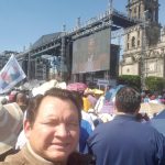 Desdén a “Huacho” Díaz en el festejo de AMLO en el Zócalo