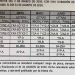 En marzo se iniciará el canje de placas