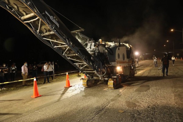 Inician los trabajos de repavimentación del Anillo Periférico de Mérida