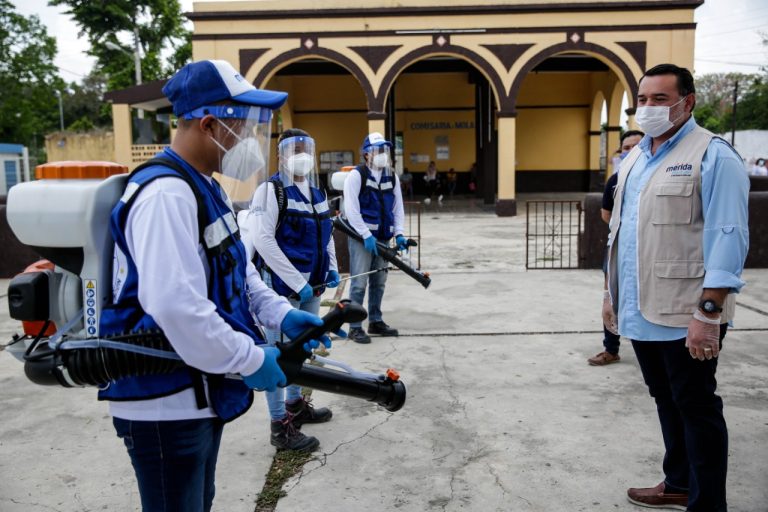 Con oportunos protocolos sanitarios, el Ayuntamiento de Mérida ha contribuido a evitar contagios de Covid-19