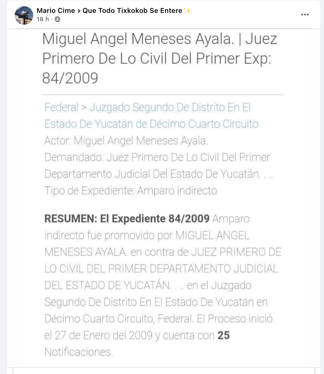 Candidato morenista a la alcaldía de Tixkokob con un pasado de violencia y cárcel