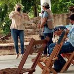 Verónica Camino Farjat se vacuna en Cantamayec y le quita oportunidad a un poblador