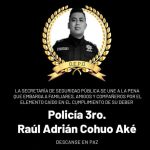 Detienen a los homicidas del joven policía Raúl Adrián Couoh Aké