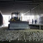 Sin afectaciones por las lluvias, los trabajos en el paso deprimido