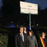 Inauguran calle en honor a Gabriel García Márquez en Roma