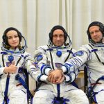 Artistas rusos llegaron a la Estación Espacial Internacional para filmar una película