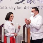 Entregan la Medalla Silvio Zavala a la Cultura y las Artes 2022 a Ofelia Medina