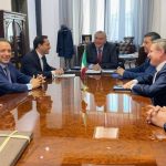 En su calidad de presidente de la GOAN, el Gobernador Mauricio Vila Dosal se reúne con el secretario de Gobernación, Adán Augusto López Hernández
