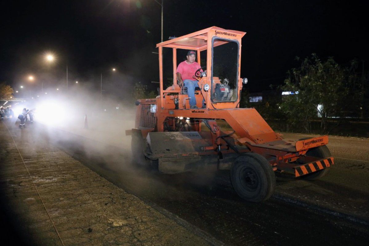 Arranca última etapa de obras de la repavimentación de más de 10 kilómetros críticos del Periférico de Mérida