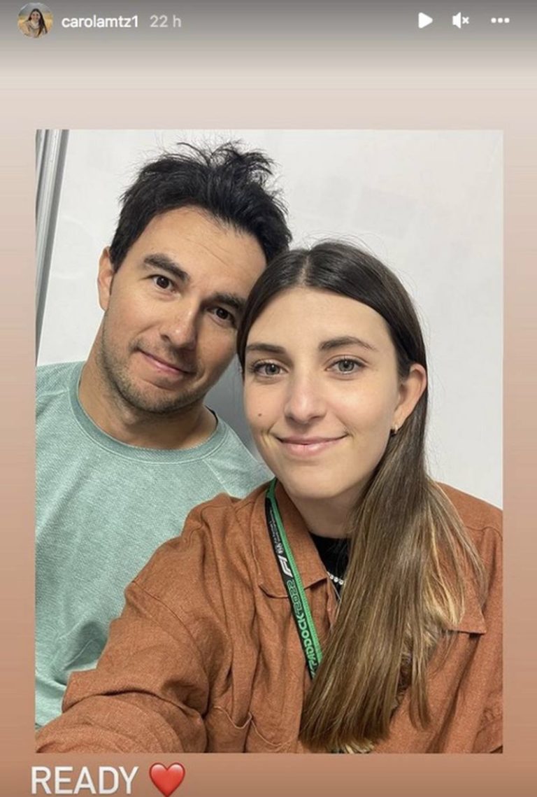 Checo Pérez y su esposa ponen fin a los rumores sobre su separación