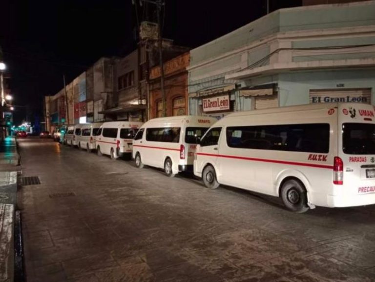 El FUTV arranca con las pruebas para el servicio nocturno de combis en Mérida