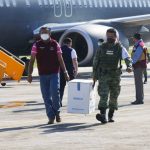 Nuevo lote con 18,000 dosis pediátricas contra el Coronavirus arriba a Yucatán para continuar con vacunación a menores de 5 a 11 años