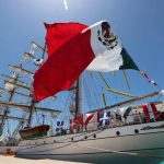El Buque Escuela Velero “Cuauhtémoc” atraca en Progreso