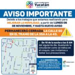 Continúan trabajos sobre la calle 50 para mejorar la movilidad