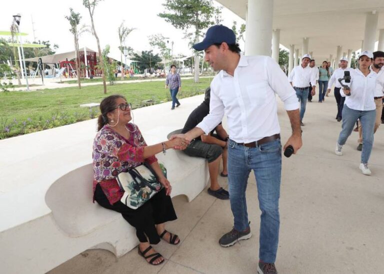 Junto con empresarios yucatecos, el Gobernador Mauricio Vila Dosal constata que el Gran Parque La Plancha ya es el mejor del país