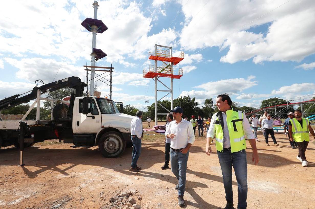 Supervisa Vila Dosal, trabajos de remodelación y modernización de la Unidad Deportiva del Sur “Henry Martín”