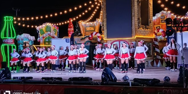 Realizan activación física en el árbol de navidad Bepensa