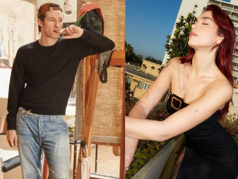 Dua Lipa es captada besando a su nueva pareja, Callum Turner