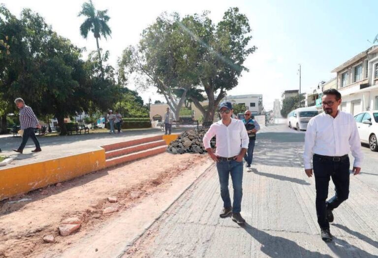 Supervisa el Gobernador Mauricio Vila Dosal trabajos de construcción del Corredor Turístico y Gastronómico