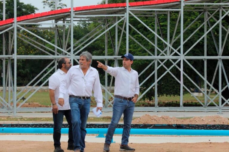 Remodelación de la Unidad Deportiva del Sur “Henry Martín” va por buen camino