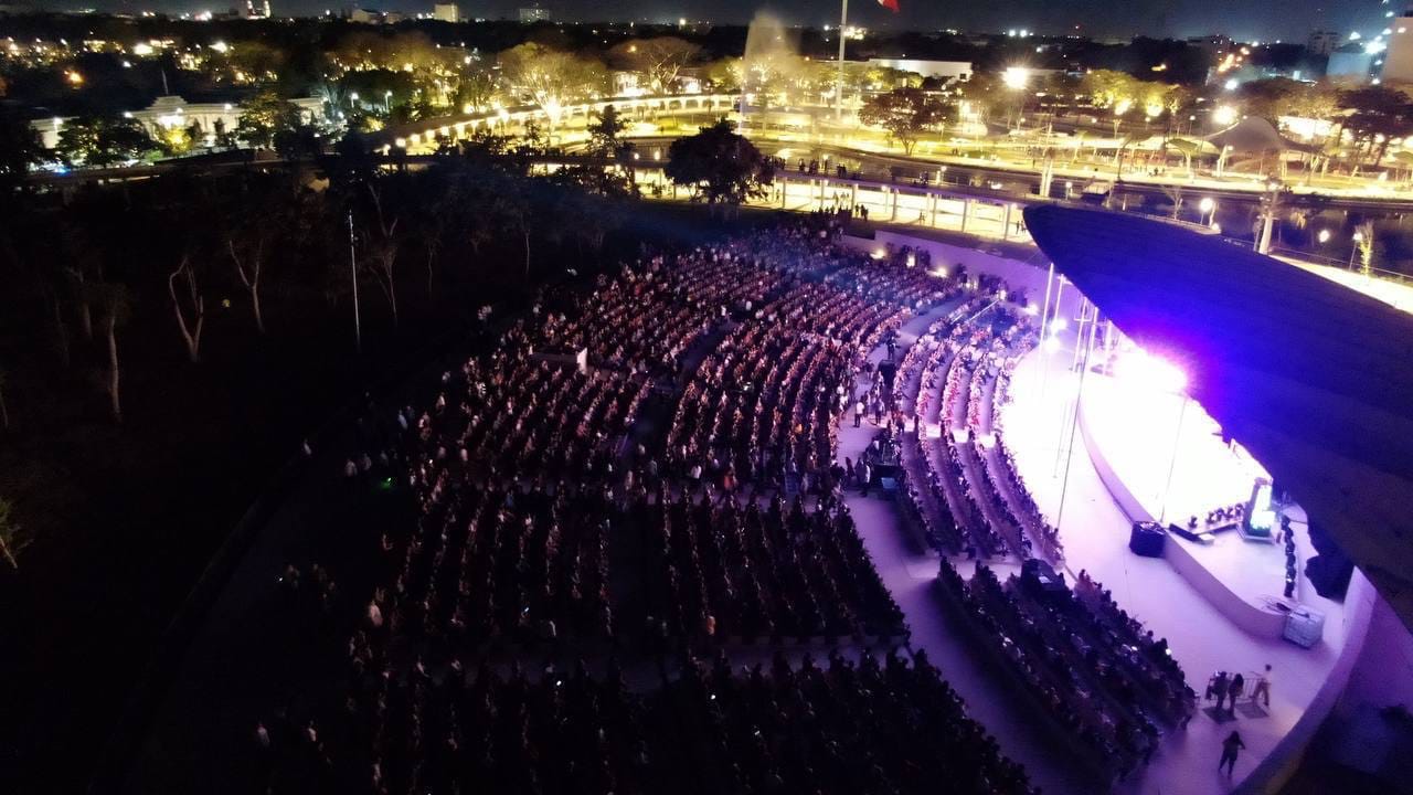 Se inaugura el espectáculo “Destino, un viaje por México”, en el anfiteatro del Parque La Plancha