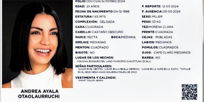 Catean la casa de la desaparecisa Andrea Otaolaurruchi, ex de “Acapulco Shore”