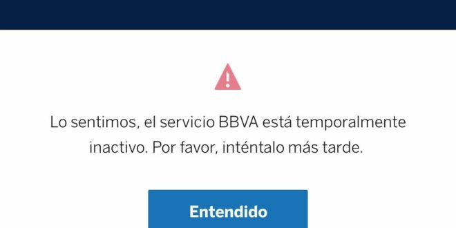 Se cae en quincena la app de BBVA Bancomer