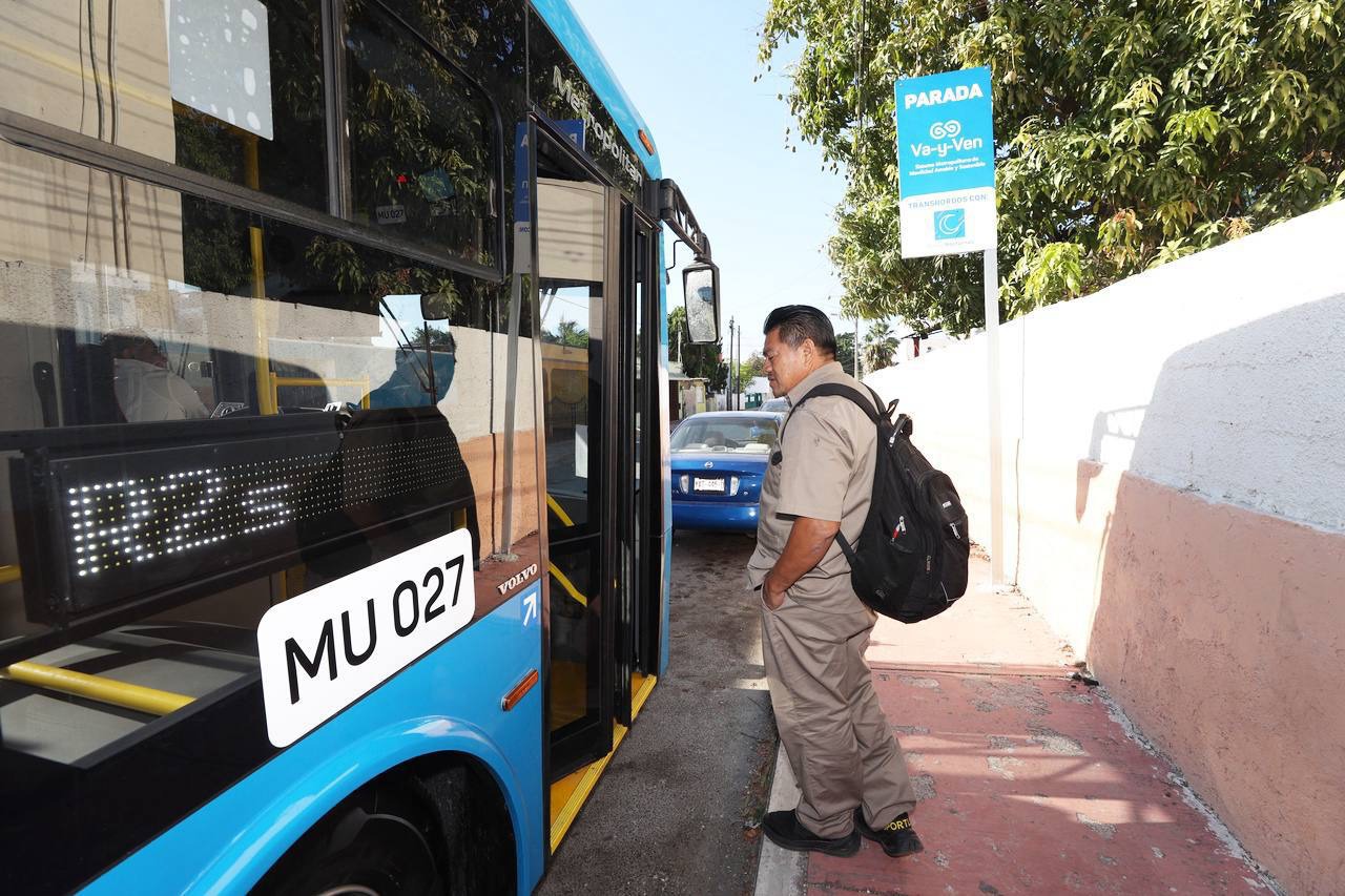 Se suman las rutas Centro – Xmatkuil y Centro – Periférico – Roble – San Marcos al Sistema de Transporte Público “Va y Ven”