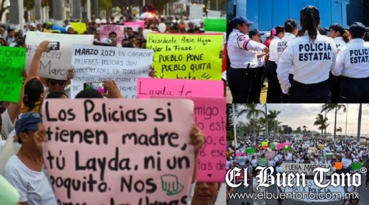 Policías de Campeche alertan a policías de Yucatán a no dejar entrar a Morena