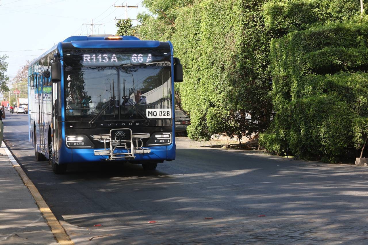 Con unidades híbridas, ya operan las rutas Centro-66 Amapola y Centro-Santiago-Clínica Esperanza-Petronila del Va y Ven