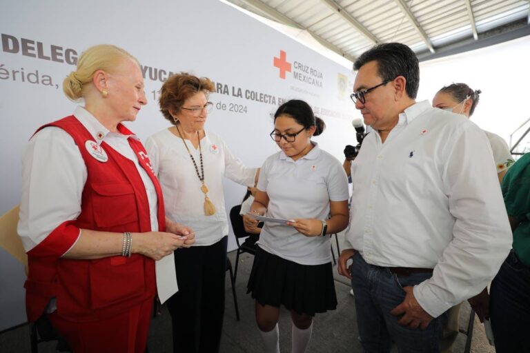 Yucatán y la Cruz Roja Mexicana suman esfuerzos en beneficio de las y los yucatecos