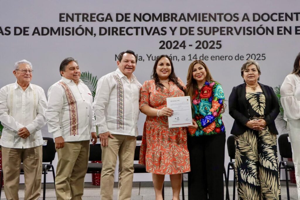 Yucatán fortalece educación con nuevas plazas para maestros