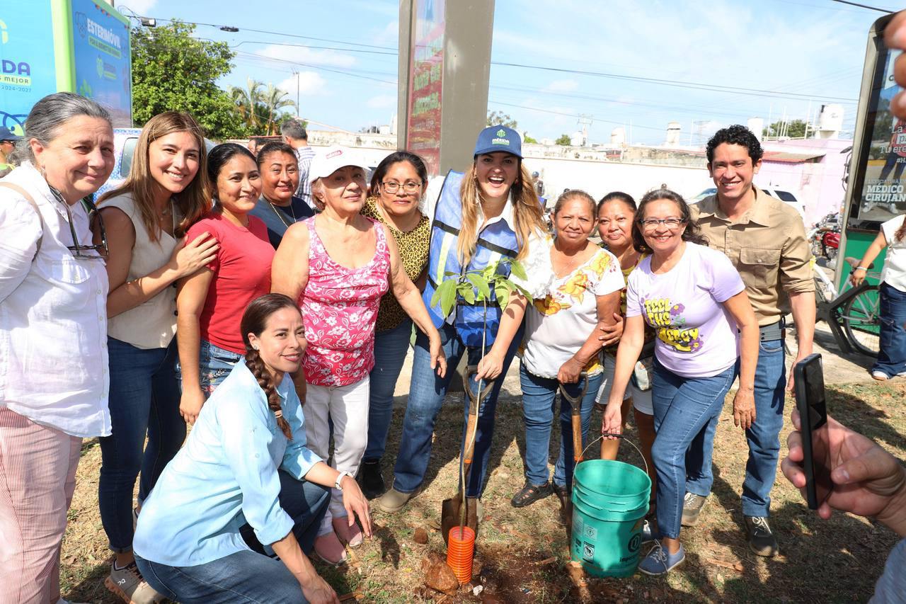 Destinará Cecilia Patrón más de 250 mil plantas del vivero municipal para arborizar la ciudad y corredores verdes en Mérida.