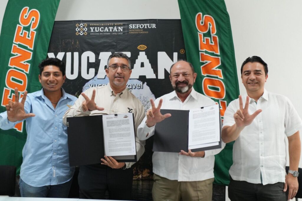 Leones portarán la Marca Yucatán en sus uniformes Leones portarán la Marca Yucatán en sus uniformes