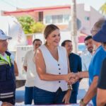 Continúa repavimentación de calles de cara a la temporada de lluvias.