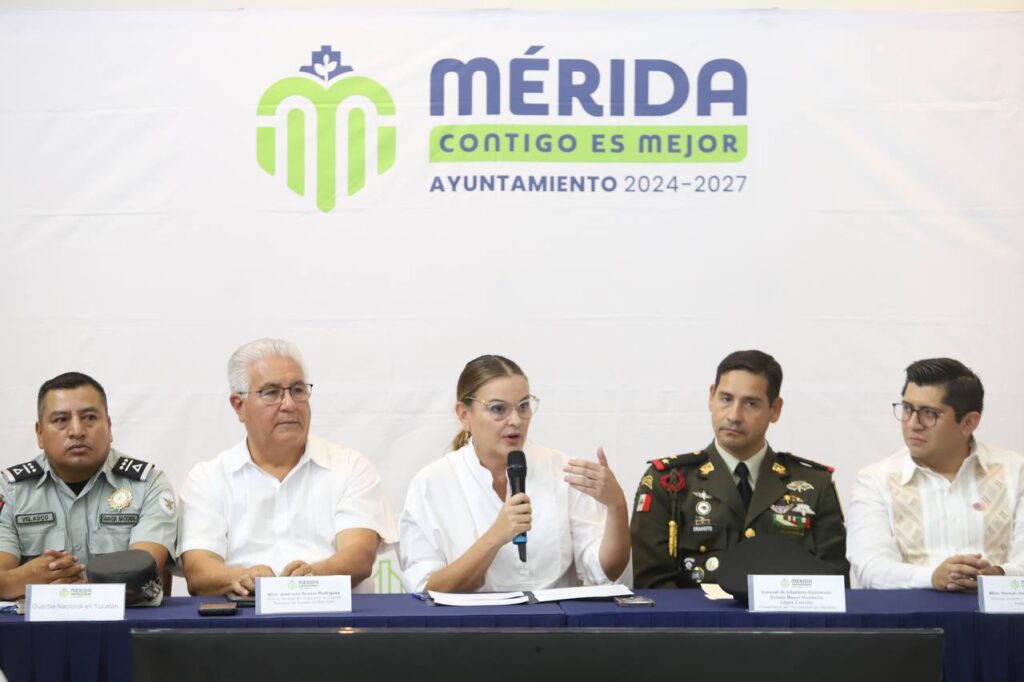 Proteger la vida, el bienestar y el patrimonio de las personas es prioridad para el Ayuntamiento de Mérida: Cecilia Patrón.