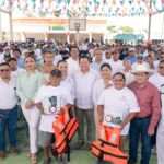 Fortalecen seguridad de pescadores y apuestan por el turismo en la costa oriente de Yucatán