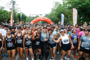 Destacan elementos de la Policía de Mérida en la Carrera “Aliados por la Seguridad”.