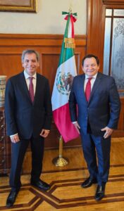 Gobernador Díaz Mena y Hacienda trazan ruta para salvar el transporte público y detonar infraestructura clave en Yucatán