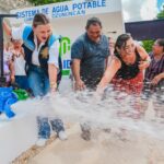 Mejora Cecilia Patrón sistemas de agua potable en comisarías del sur de Mérida.