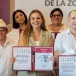 Firma Cecilia Patrón Convenio de Coordinación Metropolitana de Mérida.