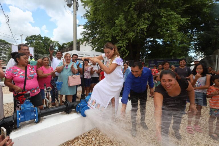 Hacemos justicia por las comisarías con mejoras al servicio de agua: Cecilia Patrón