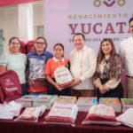 Gobernador Díaz Mena entrega rehabilitación integral a escuela centenaria en Progreso