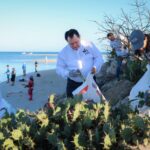Gobernador Joaquín Díaz Mena encabeza limpieza de playas en Yucatán