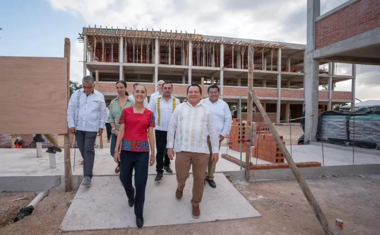 Supervisan obras estratégicas para Yucatán