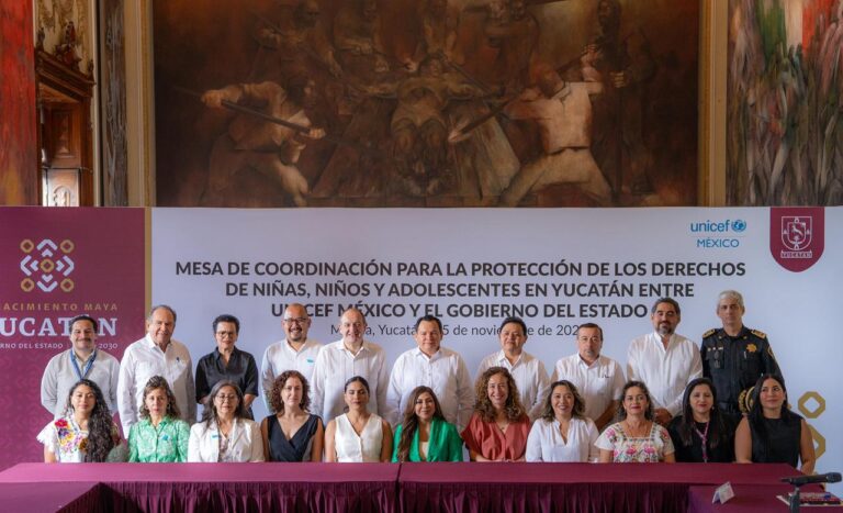Yucatán y Unicef fortalecen la protección de niñas, niños y adolescentes