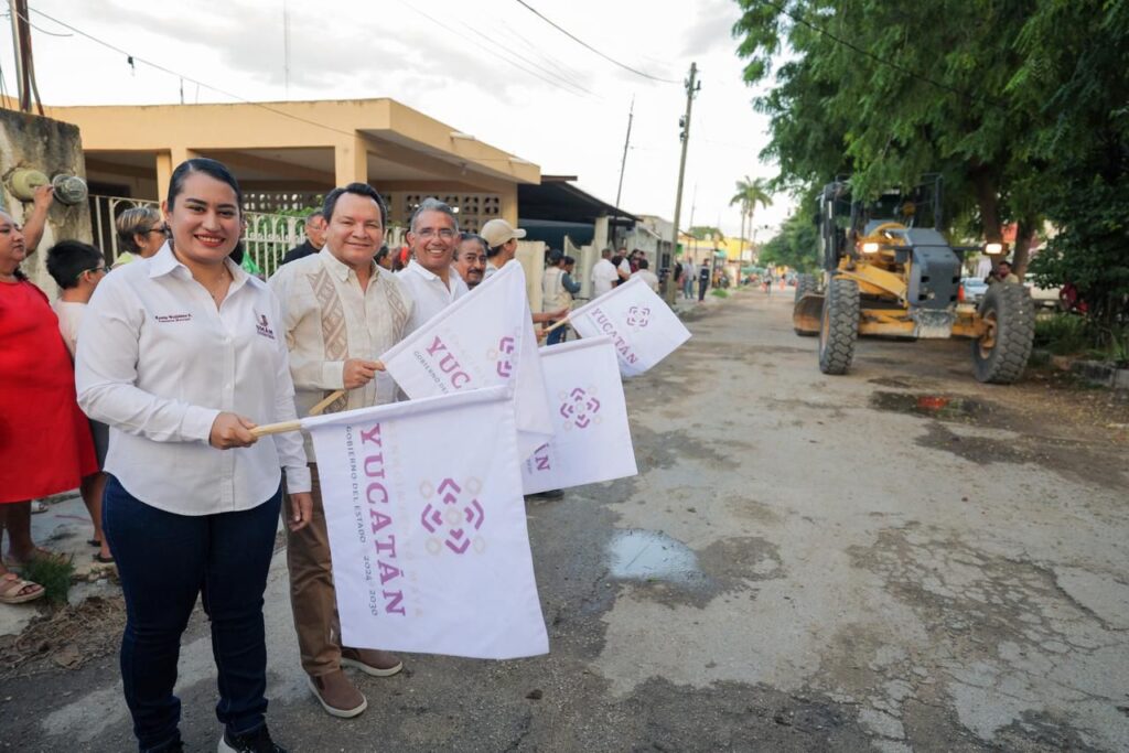 Arranca reconstrucción de calles en Umán con el Plan Bienestar para Yucatán