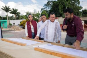 Díaz Mena supervisa obras en Panabá y anuncia nuevas inversiones para fortalecer la infraestructura comunitaria