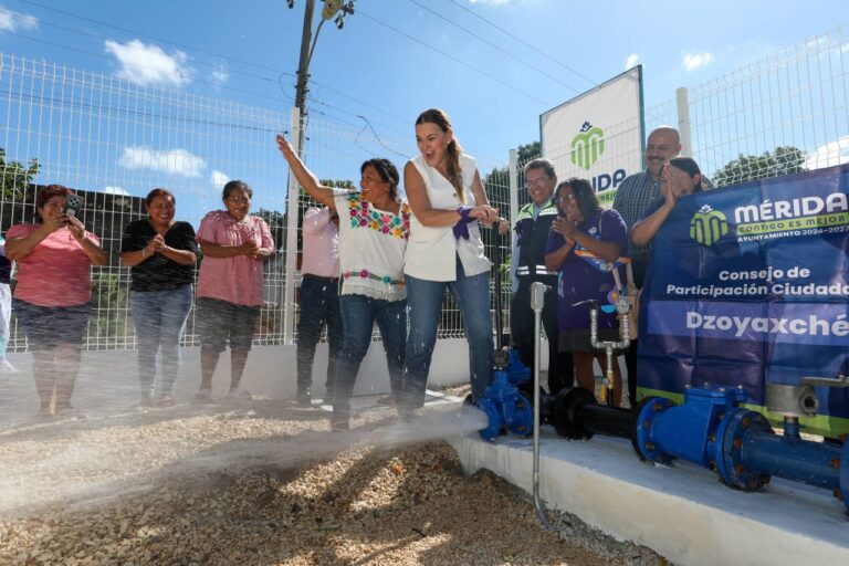 Cecilia Patrón destaca obras y servicios realizados con el presupuesto ciudadano en Mérida